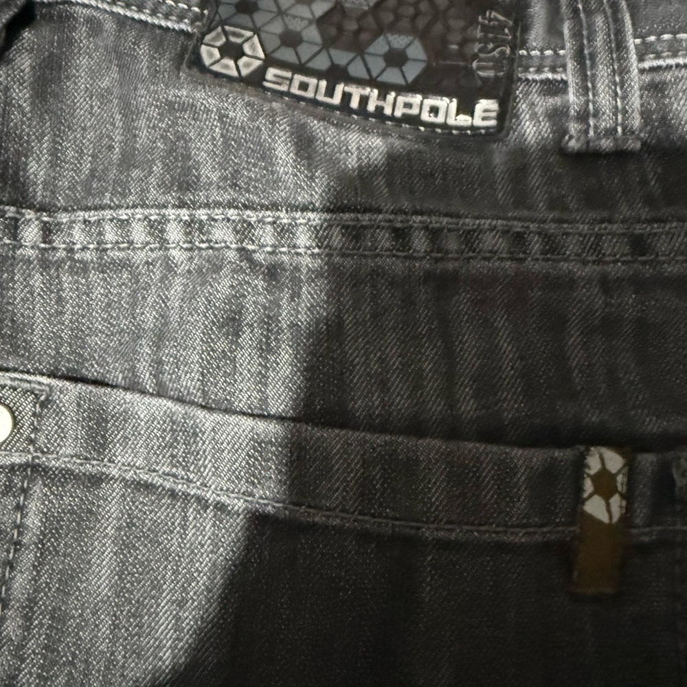 Vintage Baggy Y2K Southpole Jeans Mens 28x30 Skater Hip Hop Five Pocket Grunge - Picture 9 of 9